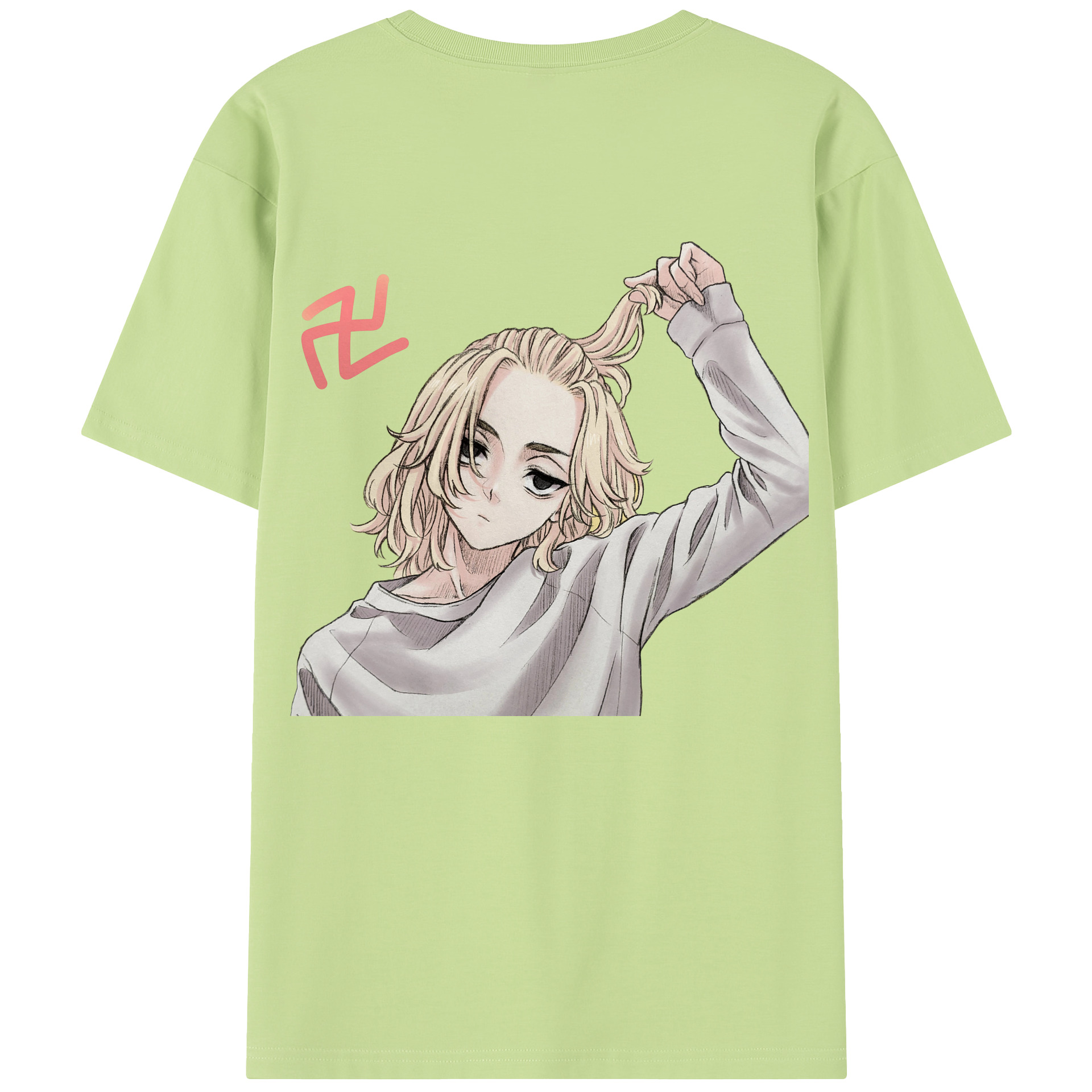 （画像用） 東京リベンジャーズ Tokyo Revengers 綿100％半袖Tシャツ（背面プリント）